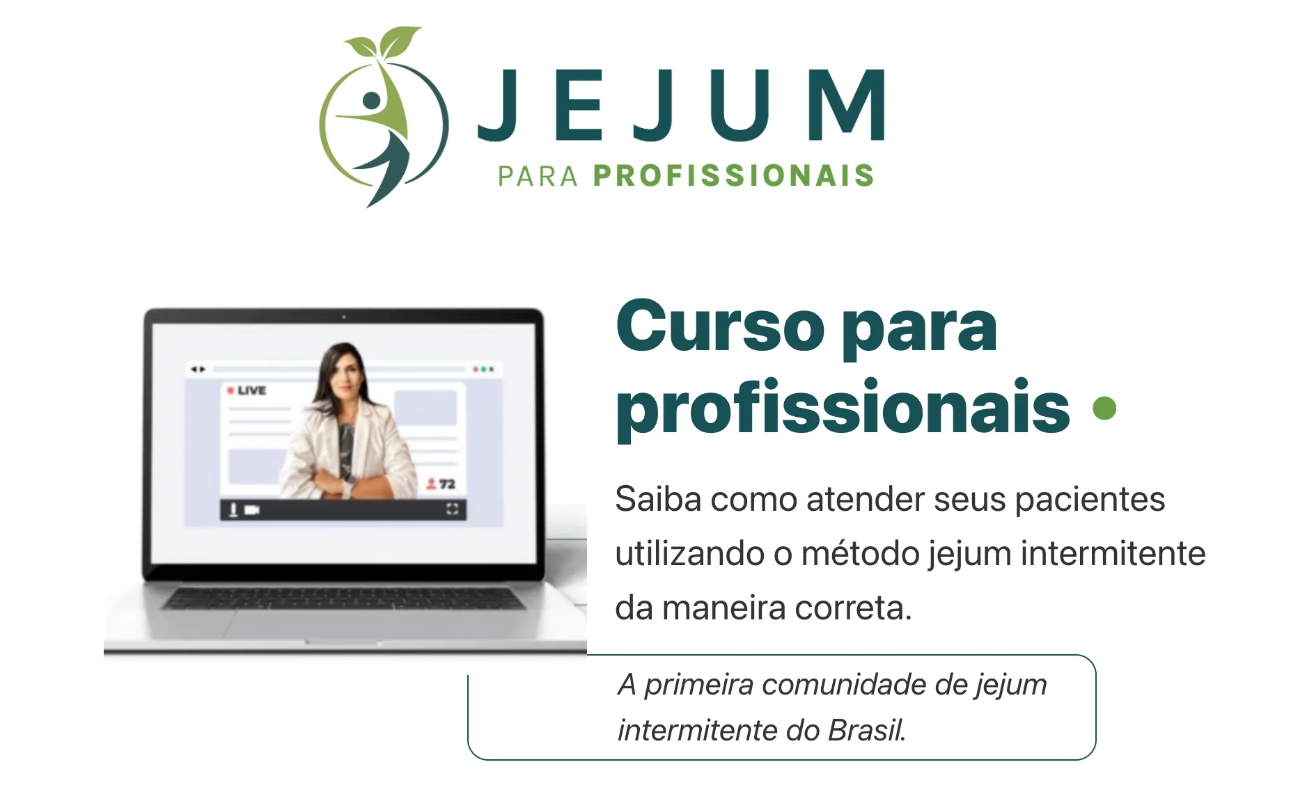Curso Jejum Para Profissionais