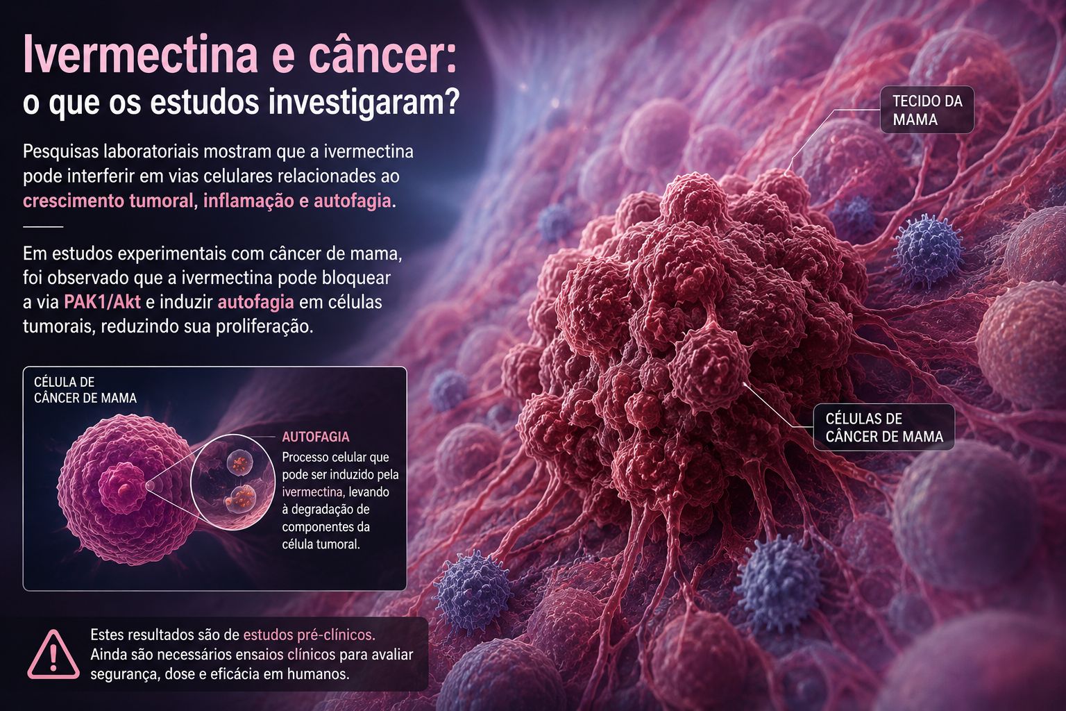 Ivermectina e câncer: o que os estudos investigaram