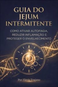 Capa do Guia do Jejum Intermitente por Flávia Trajano
